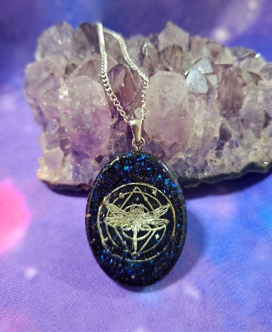 COLGANTE ORGONITA CON LIBELULA-6