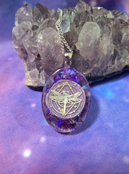 COLGANTE ORGONITA CON LIBELULA-10