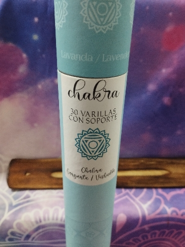 INCIENSO 7 CHAKRAS GARGANTA AROMA LAVANDA