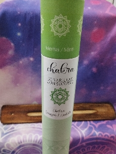 INCIENSO 7 CHAKRAS CORAZON AROMA MENTA