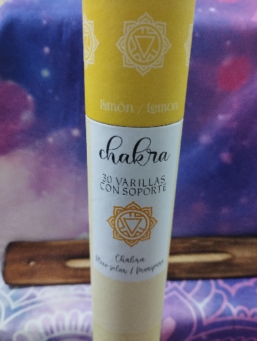 INCIENSO 7 CHAKRAS PLEXO SOLAR AROMA LIMON