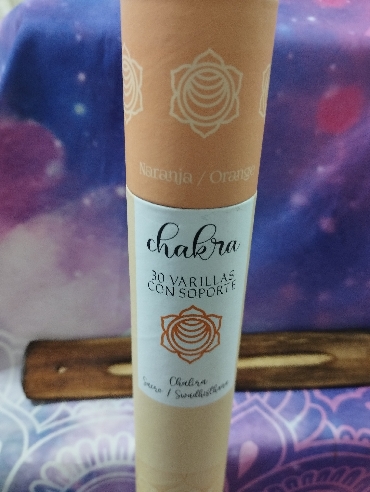 INCIENSO 7 CHAKRAS SACRO AROMA NARANJA