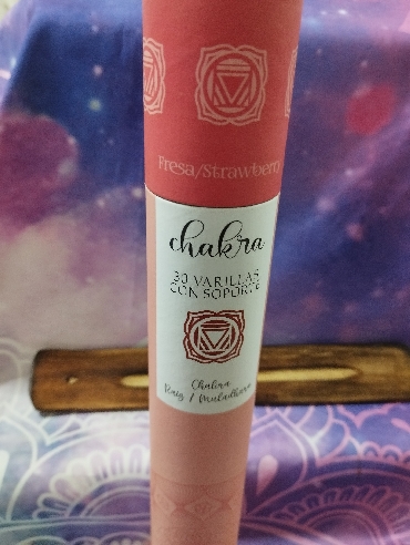 INCIENSO 7 CHAKRAS RAIZ AROMA FRESA