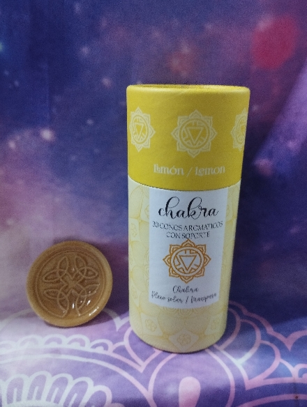 CONOS INCIENSO 7 CHAKRAS PLEXO SOLAR AROMA LIMON