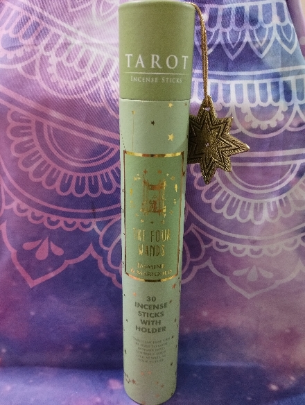 INCIENSO TAROT LAS CUATRO VARITAS CON JAZMIN Y CALENDULA