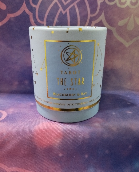 VELA TAROT LA ESTRELLA CON MORA Y BAHIA