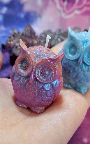 VELA ARTESANAL BUHO-1