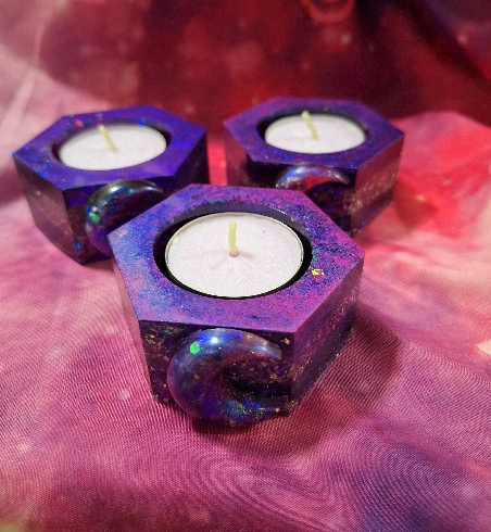 ORGONITA PORTAVELAS CON LUNA