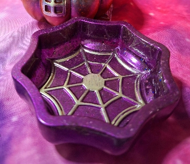 ORGONITA PORTAVELAS TELARAÑA