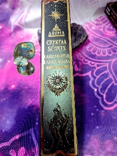 INCIENSO ARTESANAL KIT CON CHIPS DE LABRADORITA.