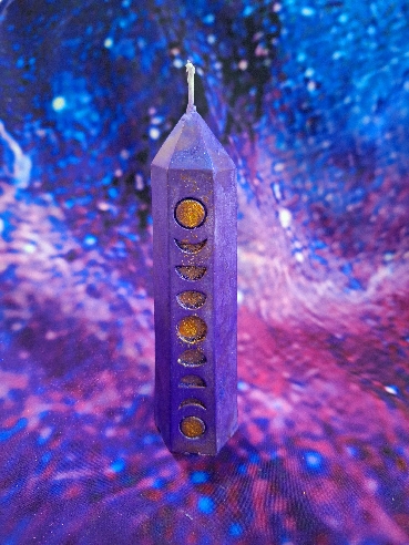 VELA PUNTA DE AMATISTA CON FASES LUNARES