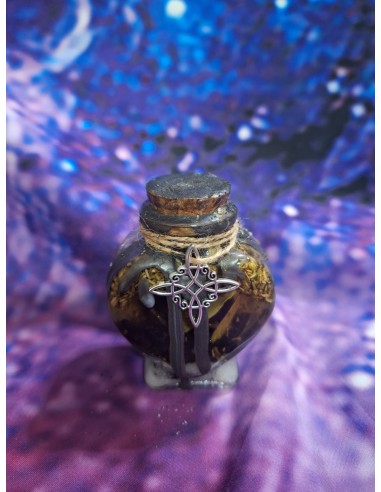 TARRITO DE PROTECCION CON ACEITE ESENCIAL DE ROMERO, TURMALINA NEGRA, SAL MARINA, SALVIA Y ROMERO.
