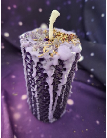 VELA DE MIEL RELAX CON AMATISTA