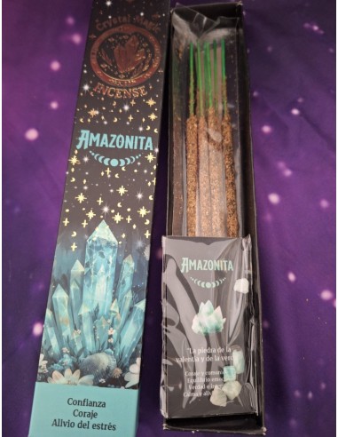 INCIENSO CON CHIPS DE AMAZONITA