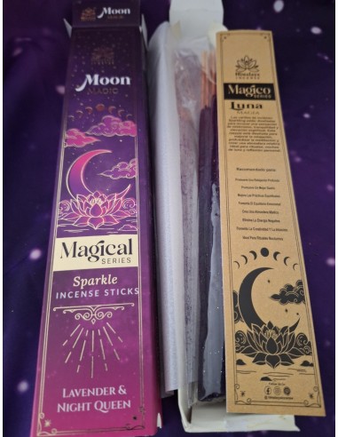 INCIENSO LUNAR CON LAVANDA PARA UNA RELAJACION PROFUNDA.