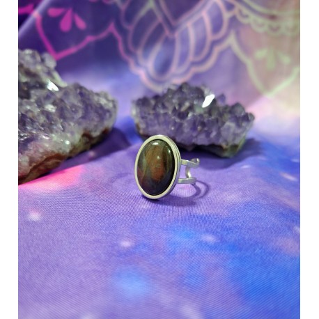 ANILLO CON LABRADORITA