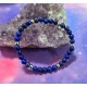 PULSERA DE LAPISLAZULI Y ACERO INOXIDABLE