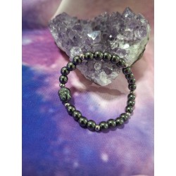 PULSERA DE HEMATITES CON BUDA