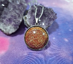 COLGANTE ORGONITA FLOR DE LA VIDA-3