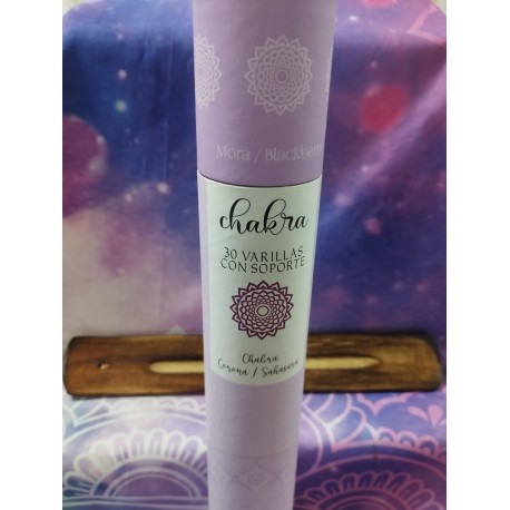 INCIENSO 7 CHAKRAS CORONA AROMA MORA