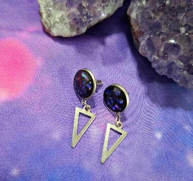 PENDIENTES CON TURMALINA-2