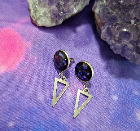 PENDIENTES CON TURMALINA-2