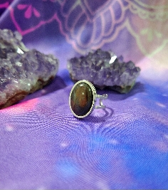 ANILLO CON LABRADORITA