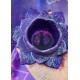 PORTAVELAS ORGONITA FLOR DE LOTO CON GATO
