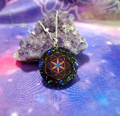 COLGANTE ORGONITA SEMILLA DE LA VIDA