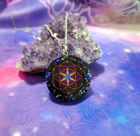 COLGANTE ORGONITA SEMILLA DE LA VIDA