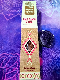 INCIENSO ARTESANO DE PALO SANTO Y COPAL
