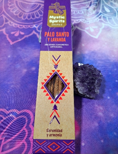 INCIENSO ARTESANO DE PALO SANTO Y LAVANDA