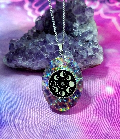 COLGANTE ORGONITA CON FASES LUNARES-5