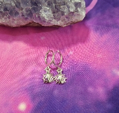 PENDIENTES MARIQUITA DE ACERO INOXIDABLE