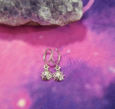 PENDIENTES MARIQUITA DE ACERO INOXIDABLE