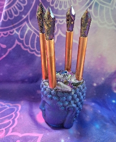 CLOUDBUSTER ORGONITA CON PUNTAS DE AMATISTA 2