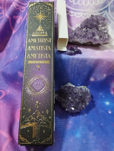 INCIENSO ARTESANAL KIT CON CHIPS DE AMATISTA