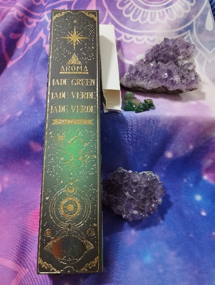INCIENSO ARTESANAL KIT CON CHIPS DE JADE VERDE