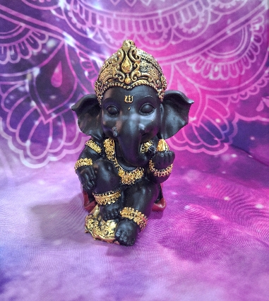 GANESHA NEGRA Y DORADA-3