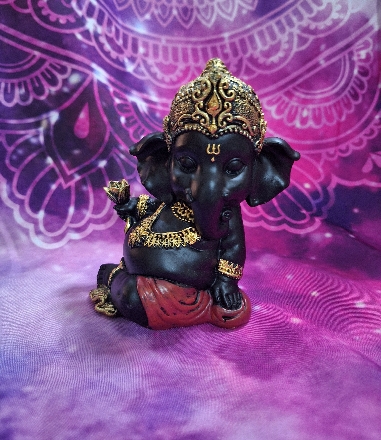 GANESHA NEGRA Y DORADA-4