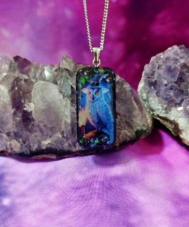 COLGANTE ORGONITA BUHO BRUJO